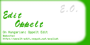 edit oppelt business card